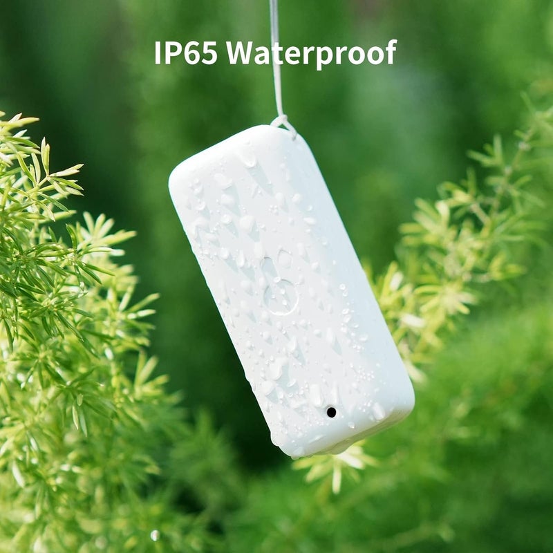 SwitchBot Wi-Fi Humidity Sensor 4 Pack with Hub 2 (Matter Enabled), IP65 Indoor Outdoor Thermometer Wireless, Humidity/Temperature/Dewpoint/VPD Sensor with Smart Alerts, Compatible with Alexa - Image 2